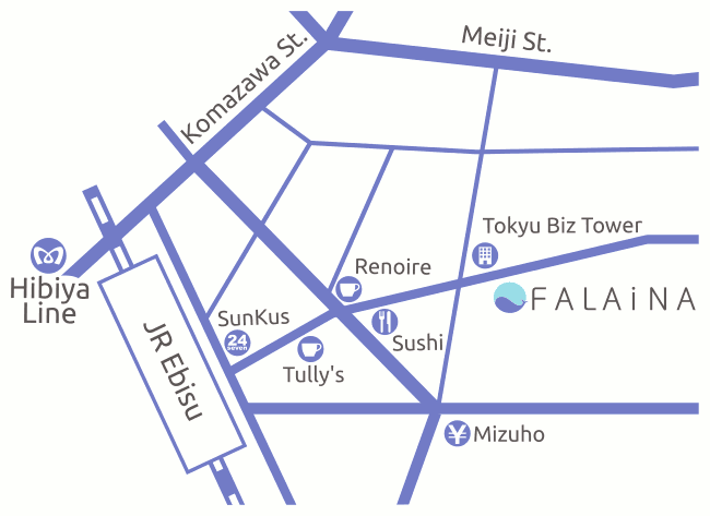 FALAiNA - Ebisu Map